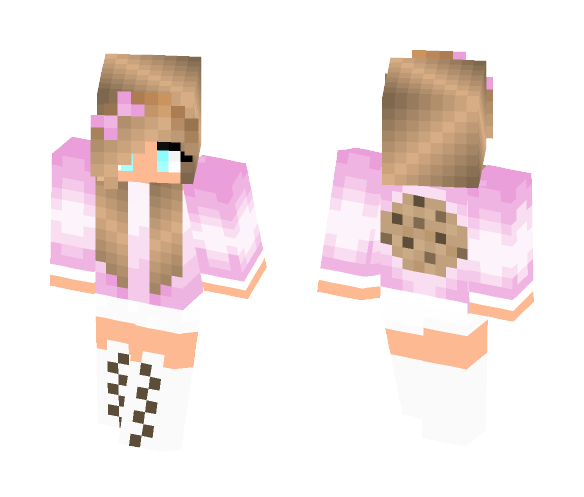 Cute Cookie Girl - Cute Girls Minecraft Skins - image 1