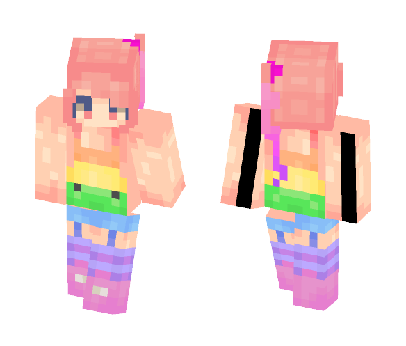 ☆Unicorn☆【????】 Rainbow! - Female Minecraft Skins - image 1