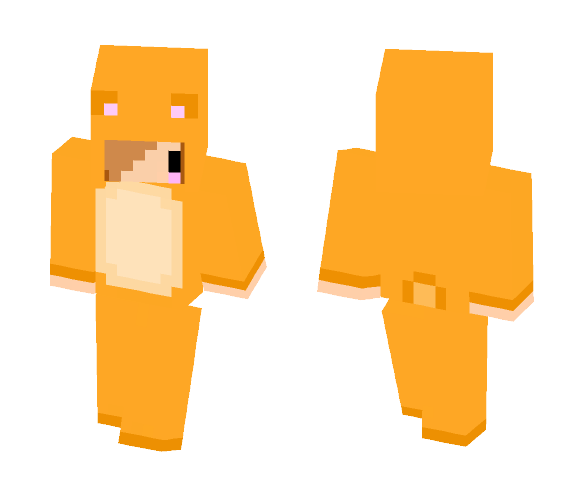 orange animal of some type - Female Minecraft Skins - image 1