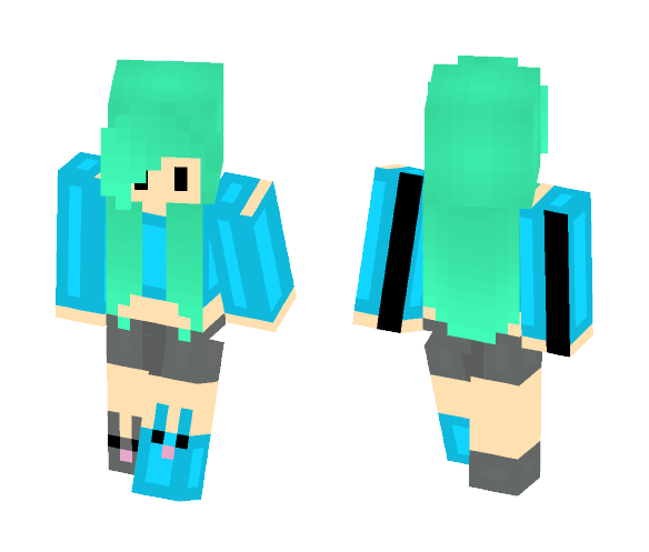 Lazy Wear - Female Minecraft Skins - image 1