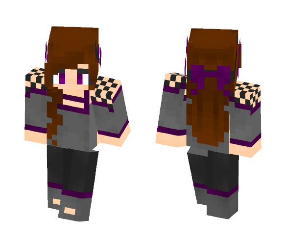 Gray is the New Black - Female Minecraft Skins - image 1