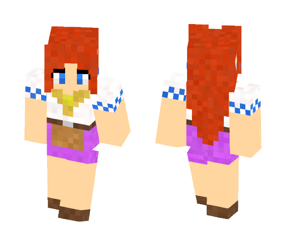 Adult Malon From Ocarina Of Time - Female Minecraft Skins - image 1