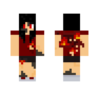 Demon girl 4 pixel edition - Girl Minecraft Skins - image 2