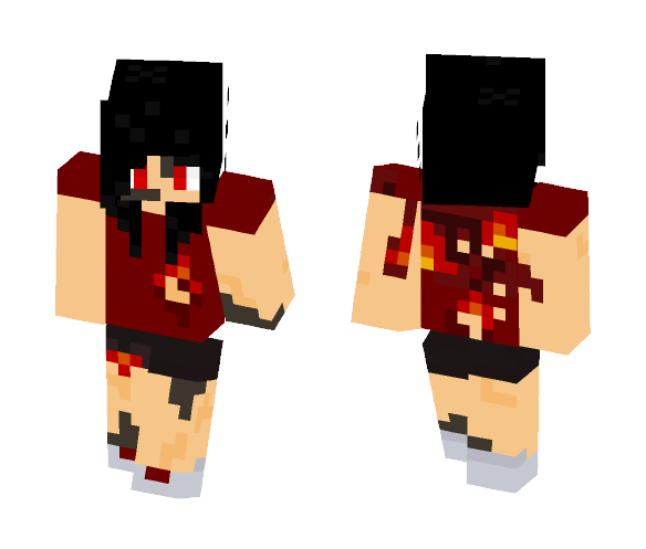Demon girl 4 pixel edition - Girl Minecraft Skins - image 1