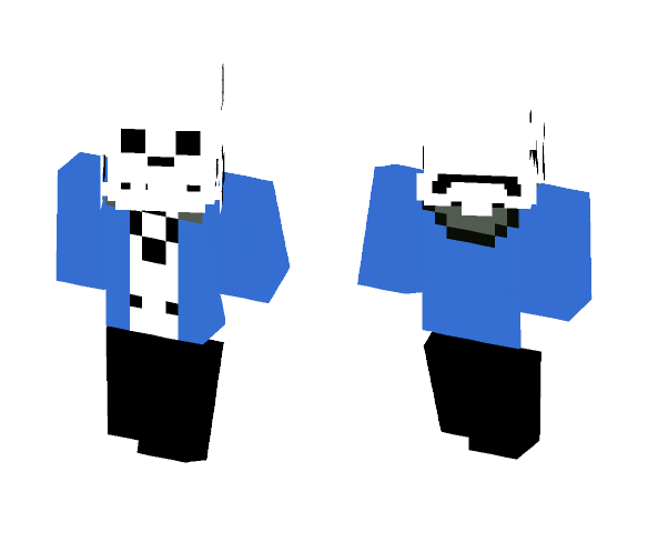 Undertale: sans the skeleton - Male Minecraft Skins - image 1
