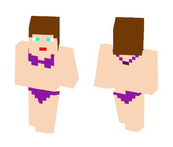 Girl in Bikini (I Did My Best!) - Girl Minecraft Skins - image 1