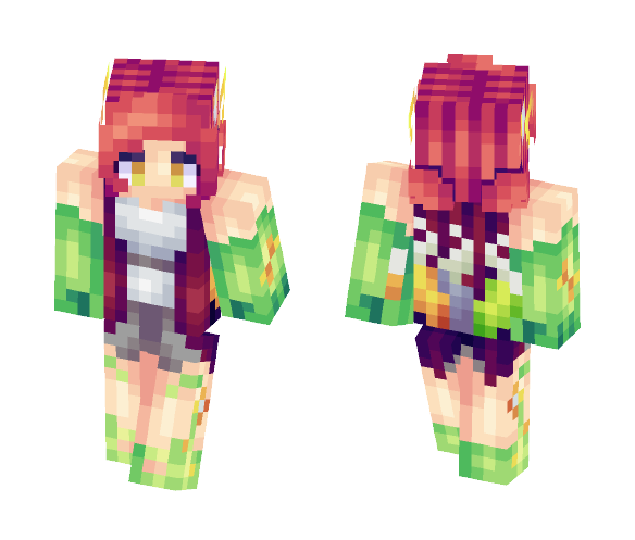 Dragonfruit Foxy - Female Minecraft Skins - image 1