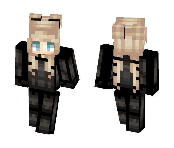 Black Onesie - Female Minecraft Skins - image 1