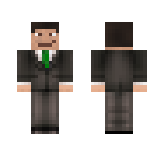 TVR_ Suit Skin (Green) - Male Minecraft Skins - image 2