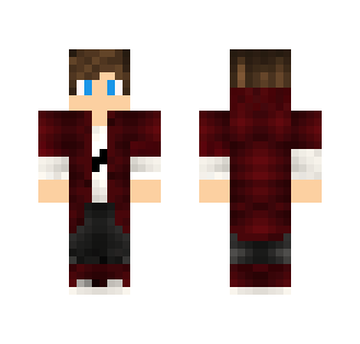 Boy with Red Hoodie - Boy Minecraft Skins - image 2