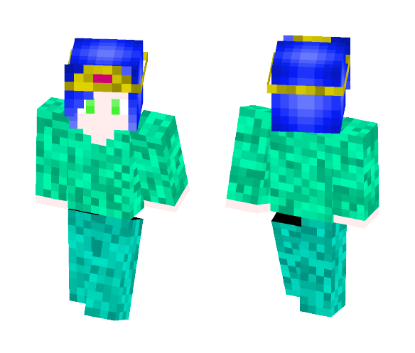 Mermaid Princess - Female Minecraft Skins - image 1