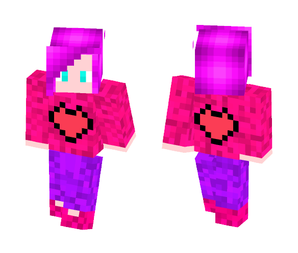 Love Girl - Girl Minecraft Skins - image 1