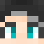 Blazing Black and Blue - Female Minecraft Skins - image 3
