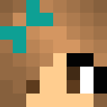 Cyan Girl w/ brown eyes - Girl Minecraft Skins - image 3