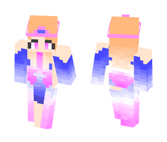 Ombre Princess - Female Minecraft Skins - image 1