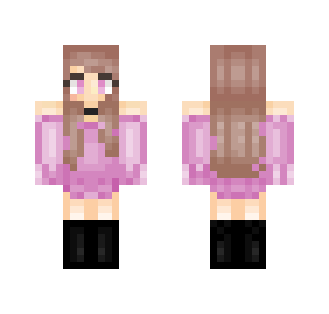 Pink girl - Girl Minecraft Skins - image 2