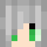 Grey Hair and Black Shirt - Female Minecraft Skins - image 3