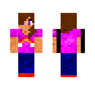 Girl With Pink Shirt - Girl Minecraft Skins - image 2