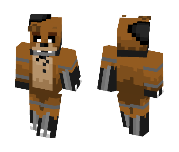 Ignited Freddy - Male Minecraft Skins - image 1