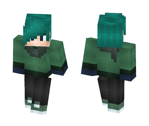 Green OC ♡♡ - Male Minecraft Skins - image 1