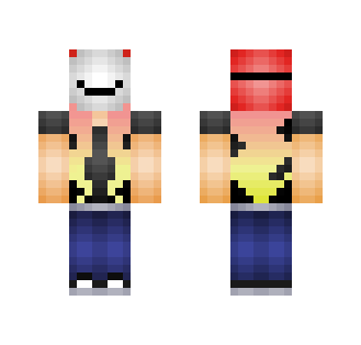 Girl With Derp Mask - Girl Minecraft Skins - image 2