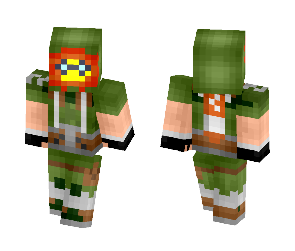 Flame Veteran (Battalion Wars) - Male Minecraft Skins - image 1