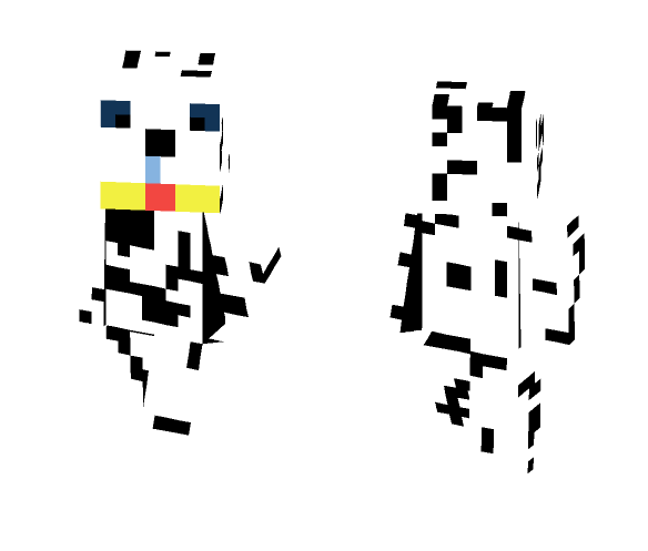 DERPY FIREN DOG - Dog Minecraft Skins - image 1