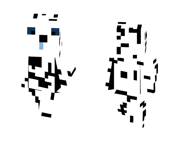 derpy fire dog - Dog Minecraft Skins - image 1