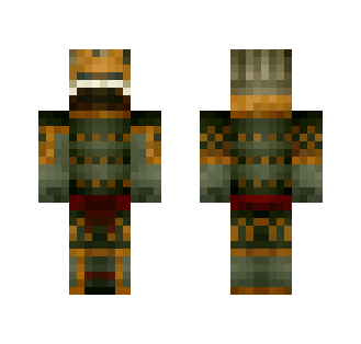 Green and Gold Samurai - Male Minecraft Skins - image 2