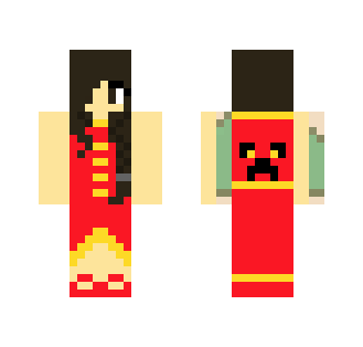 Chinese New Year Dress - Female Minecraft Skins - image 2
