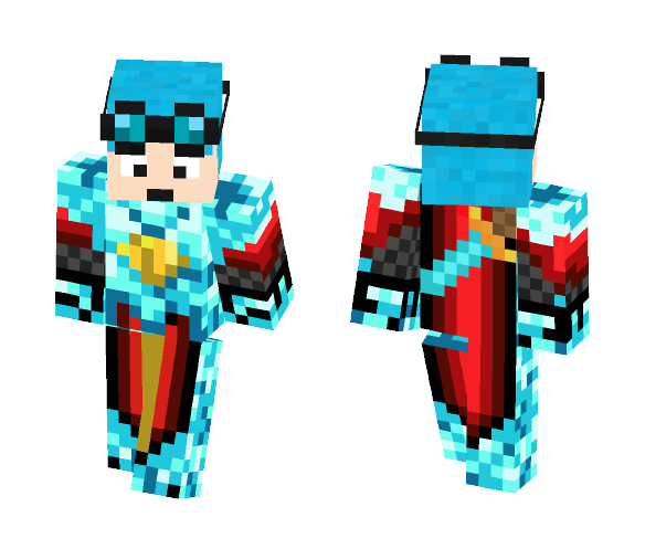 DanTDM diamond armour - Male Minecraft Skins - image 1