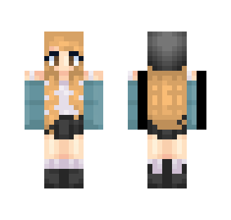 Goth wearing a dress - Female Minecraft Skins - image 2