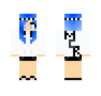 Lillith's MCR Hoodie ~Blue~ - Female Minecraft Skins - image 2