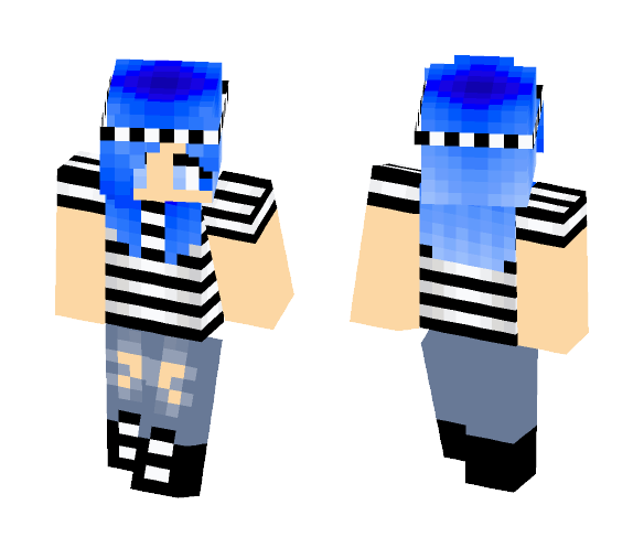 Lillith ~Blue~ - Female Minecraft Skins - image 1