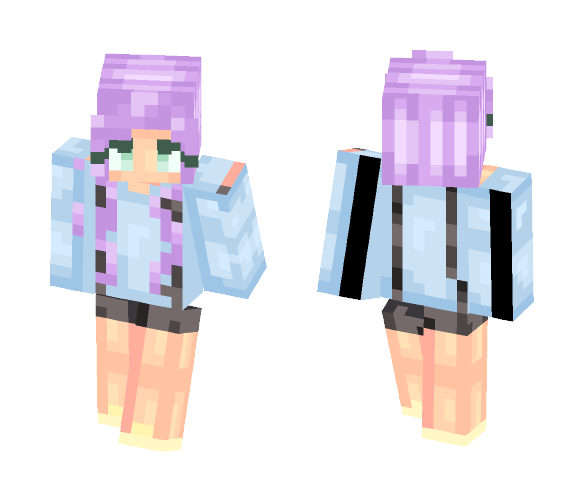 Purple girl ~SpaceMutt~ - Girl Minecraft Skins - image 1