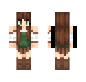 Medieval Warrior Girl - Girl Minecraft Skins - image 2
