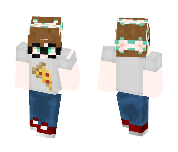 Pizza *w* V2.Alex - Male Minecraft Skins - image 1