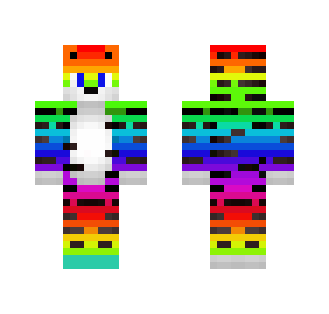 Rainbow tiger - Male Minecraft Skins - image 2
