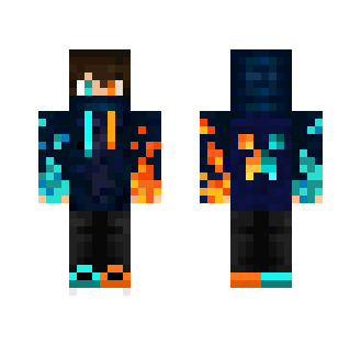 Fire VS Water - Male Minecraft Skins - image 2