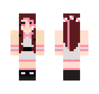 Bubblegum Beauty (My First Skin)! - Female Minecraft Skins - image 2