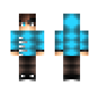 my version of AcePacks Light blue - Male Minecraft Skins - image 2