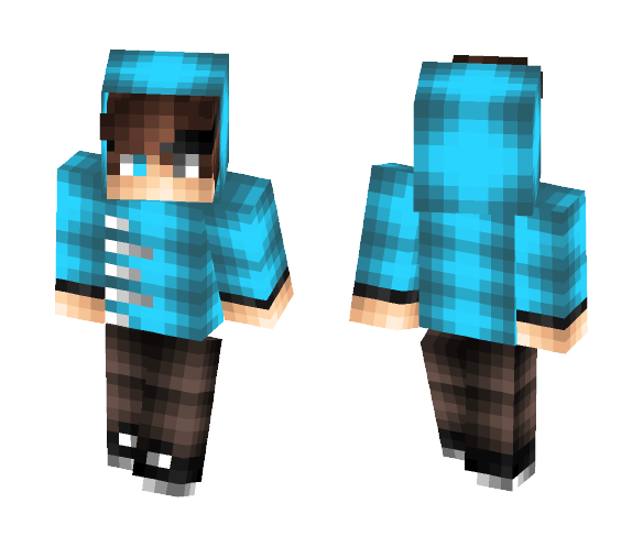 my version of AcePacks Light blue - Male Minecraft Skins - image 1