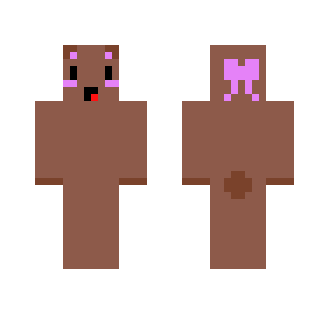 Kawaii Bear!!!! My first skin - Kawaii Minecraft Skins - image 2