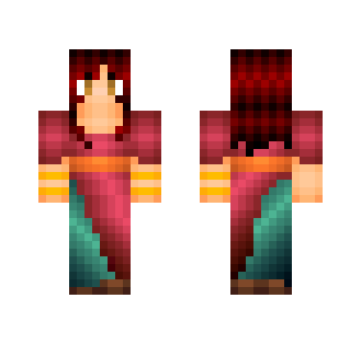 Colorful Dress - Female Minecraft Skins - image 2