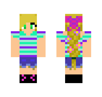 Simple Girl With Braid - Girl Minecraft Skins - image 2