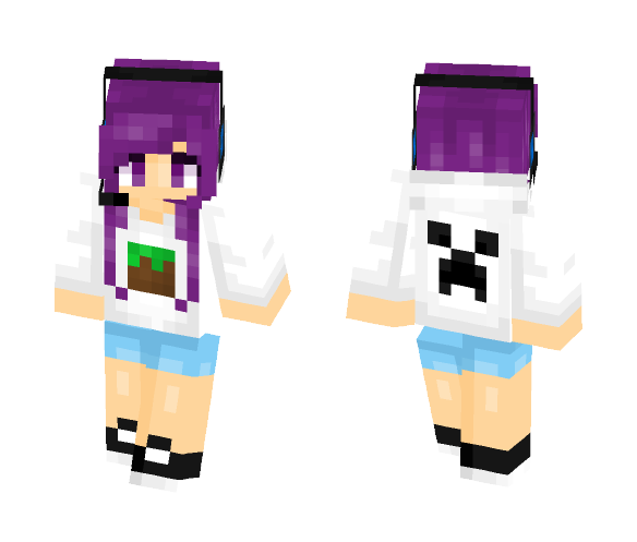 Minecraft Gamer - Female Minecraft Skins - image 1
