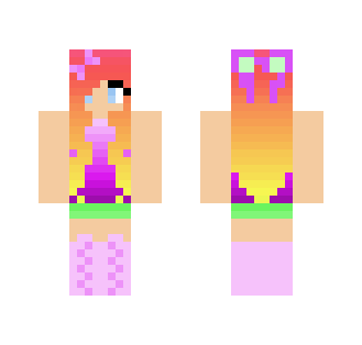 Watermelon Girl #2 - Girl Minecraft Skins - image 2