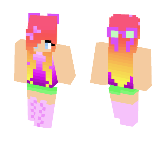 Watermelon Girl #2 - Girl Minecraft Skins - image 1