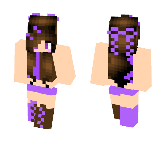 PeanutButter and Jelly Girl - Girl Minecraft Skins - image 1