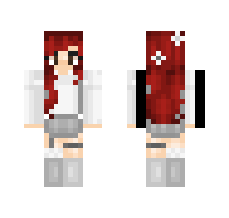 ♧ Red Haired Naturist ♧ - Female Minecraft Skins - image 2